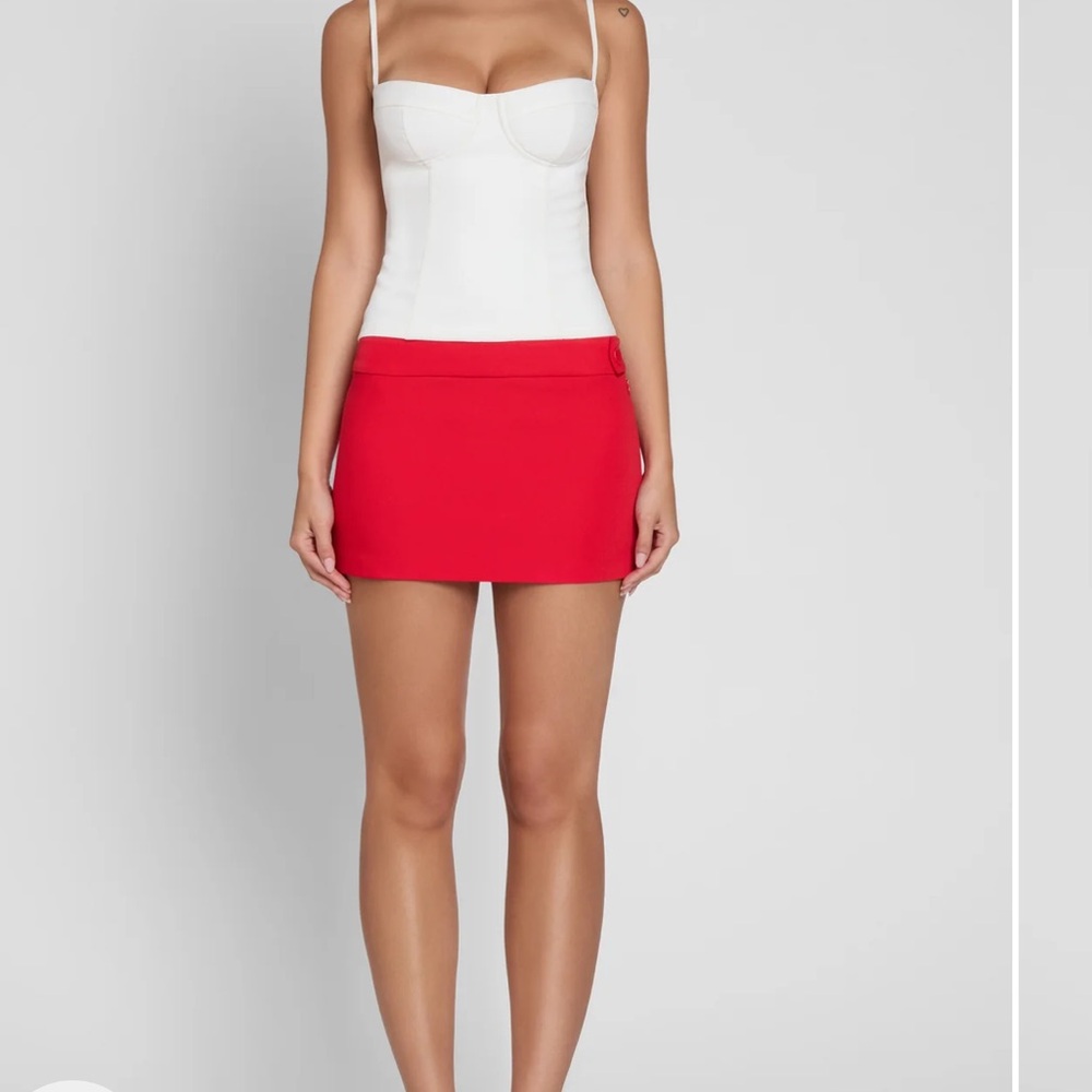 Red Mini Skirt